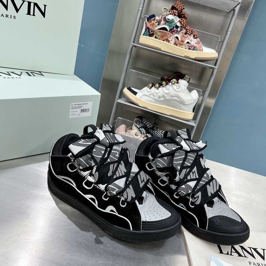 Lanvin Curb Sneakers - FashionPlug