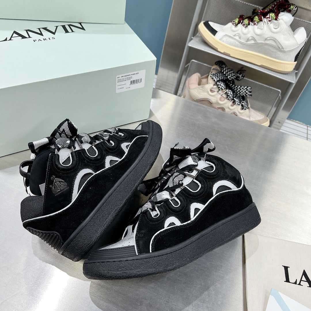 Lanvin Curb Sneakers - FashionPlug