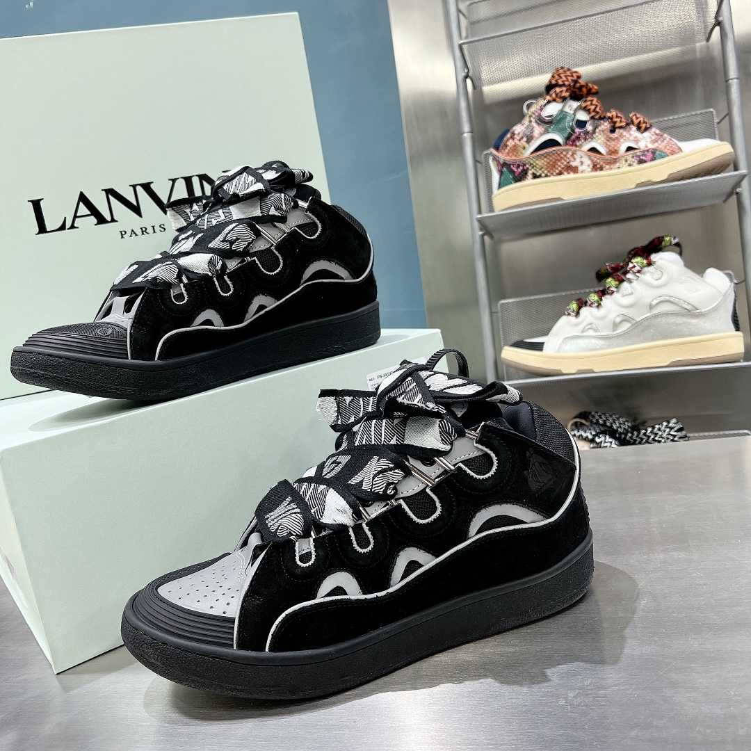 Lanvin Curb Sneakers - FashionPlug