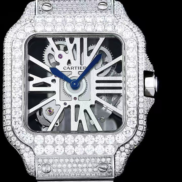 Cartier Santos De Cartier Skeleton    - FashionPlug