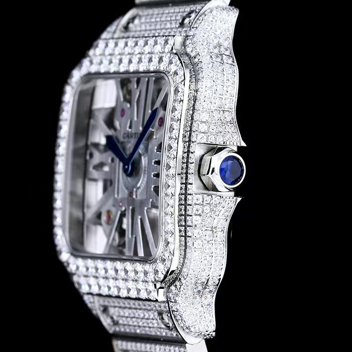 Cartier Santos De Cartier Skeleton    - FashionPlug