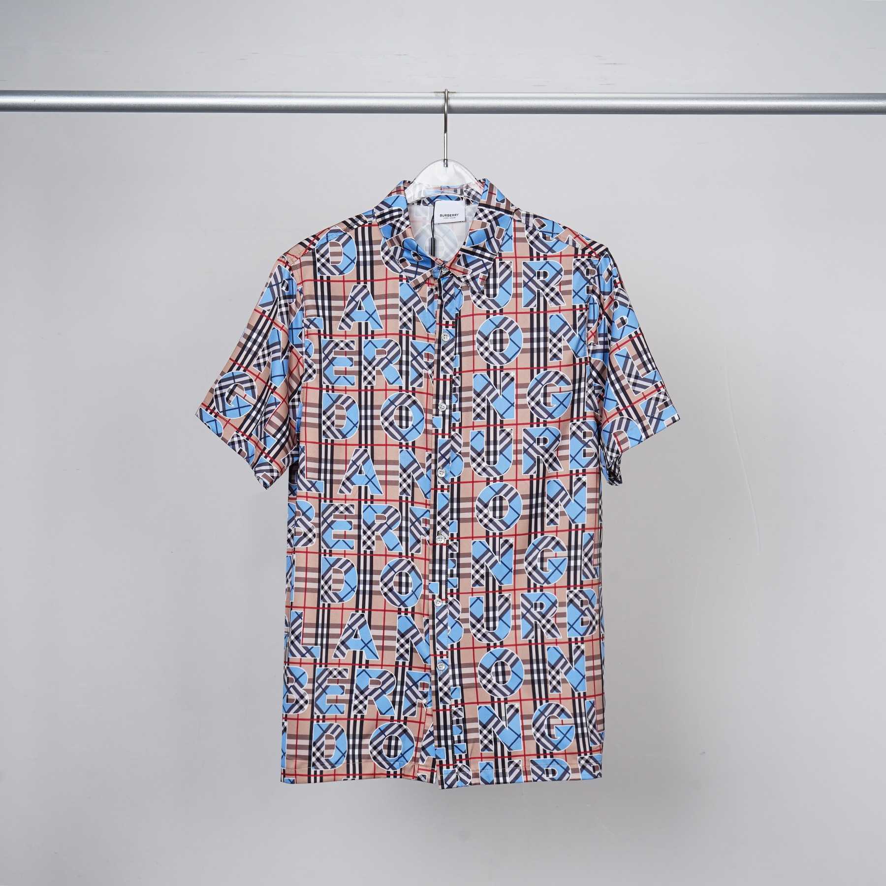 Burberry Vintage Check Logo Short Sleeve Shirt & Shorts - FashionPlug