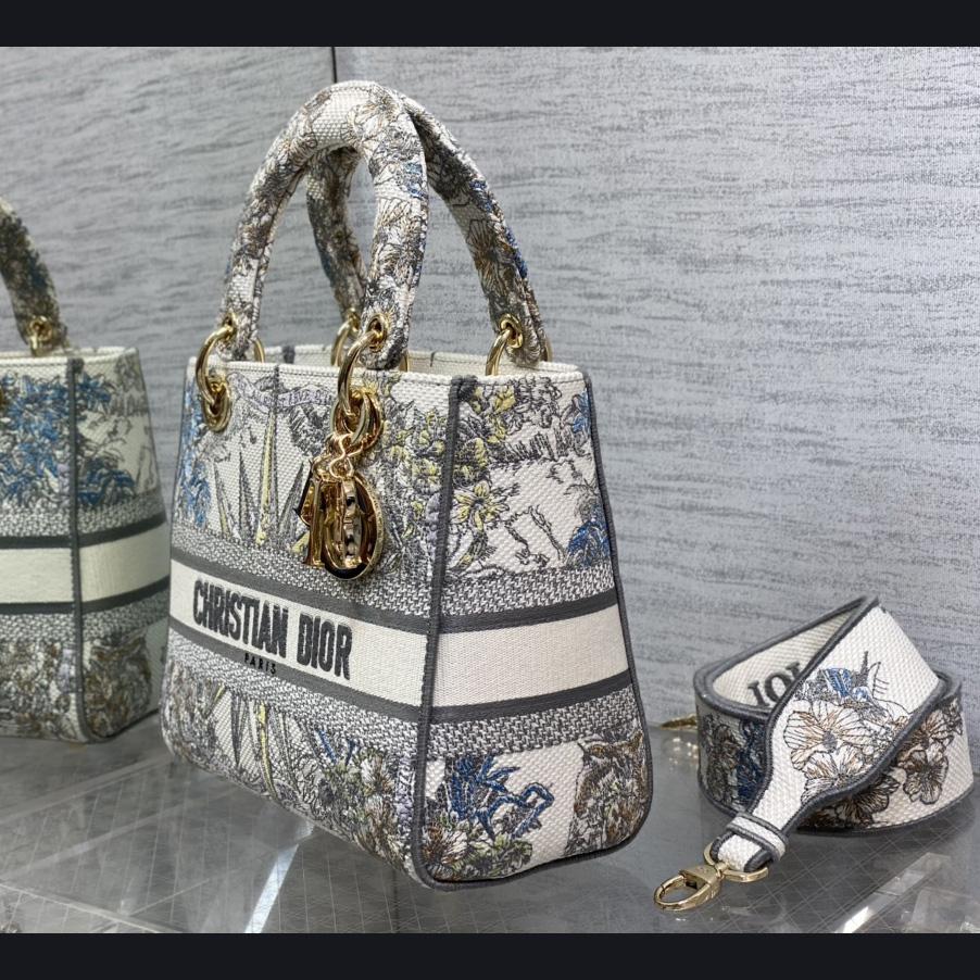 Dior Medium Lady D-lite Bag - FashionPlug