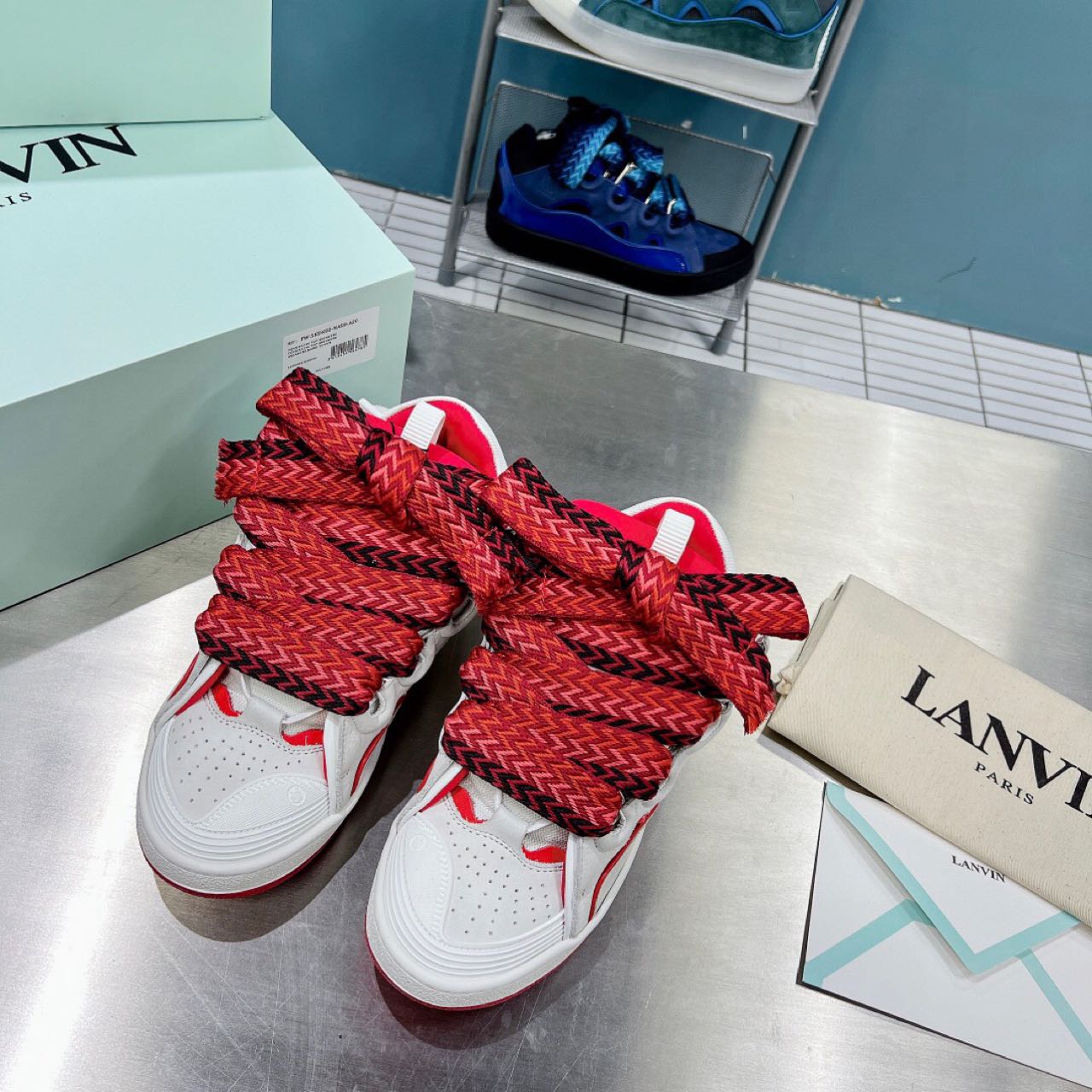 Lanvin Curb Batman Sneakers - FashionPlug