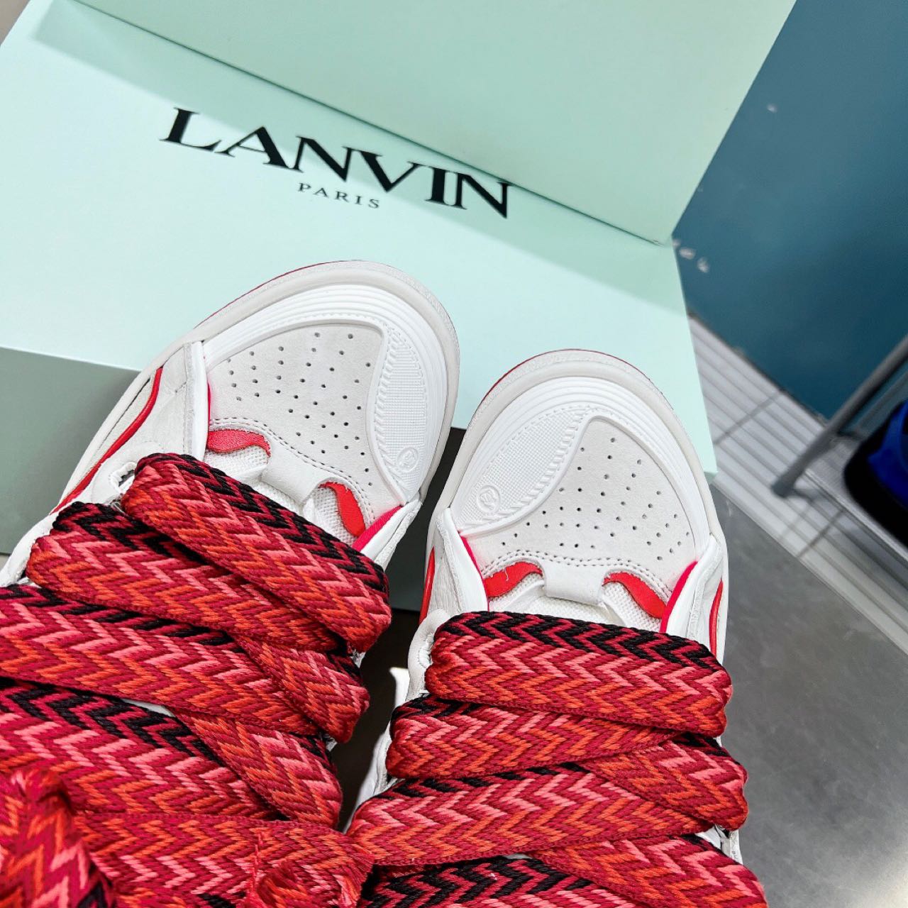 Lanvin Curb Batman Sneakers - FashionPlug