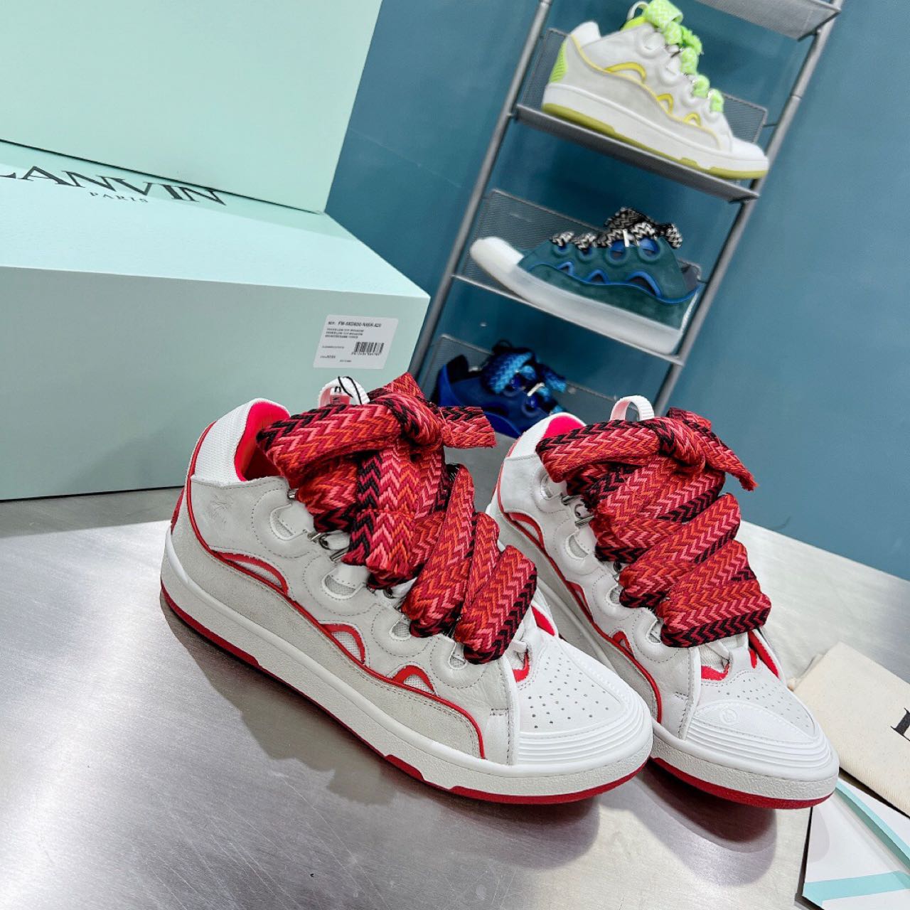 Lanvin Curb Batman Sneakers - FashionPlug