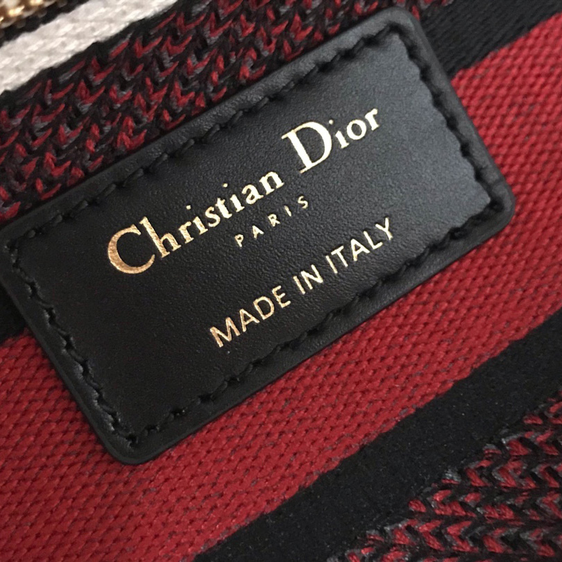 Dior Lady D-Lite Bag Embroidered Canvas (24-20-11cm) - FashionPlug