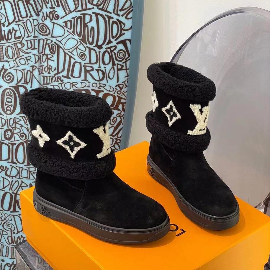 Louis Vuitton Snowdrop Flat Ankle Boot      1AACI2 - FashionPlug