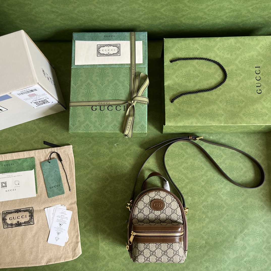 Gucci Multi-Function Bag With Interlocking G(15-19-8cm) - FashionPlug