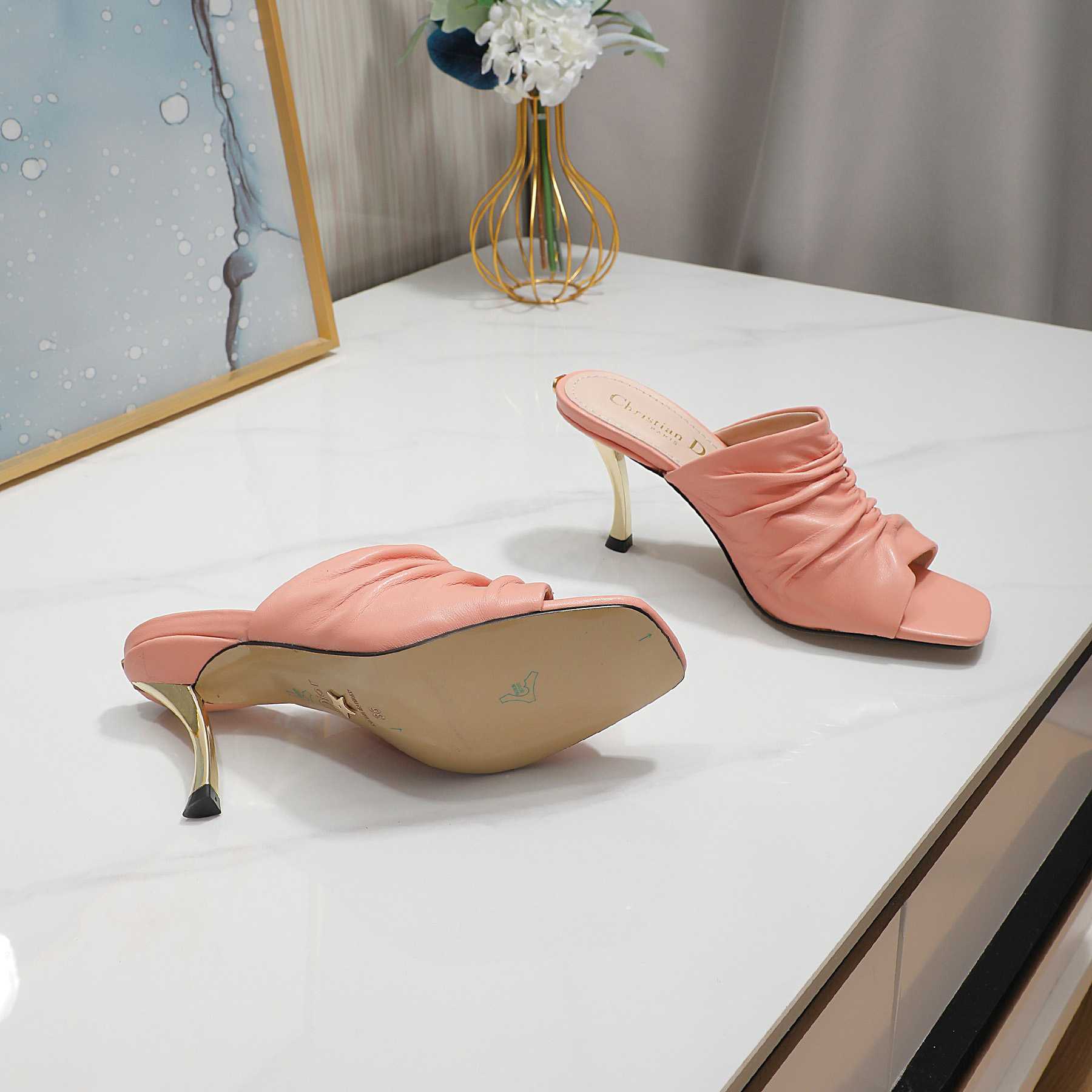 Dior D-Fame Open-Toe Pump - FashionPlug