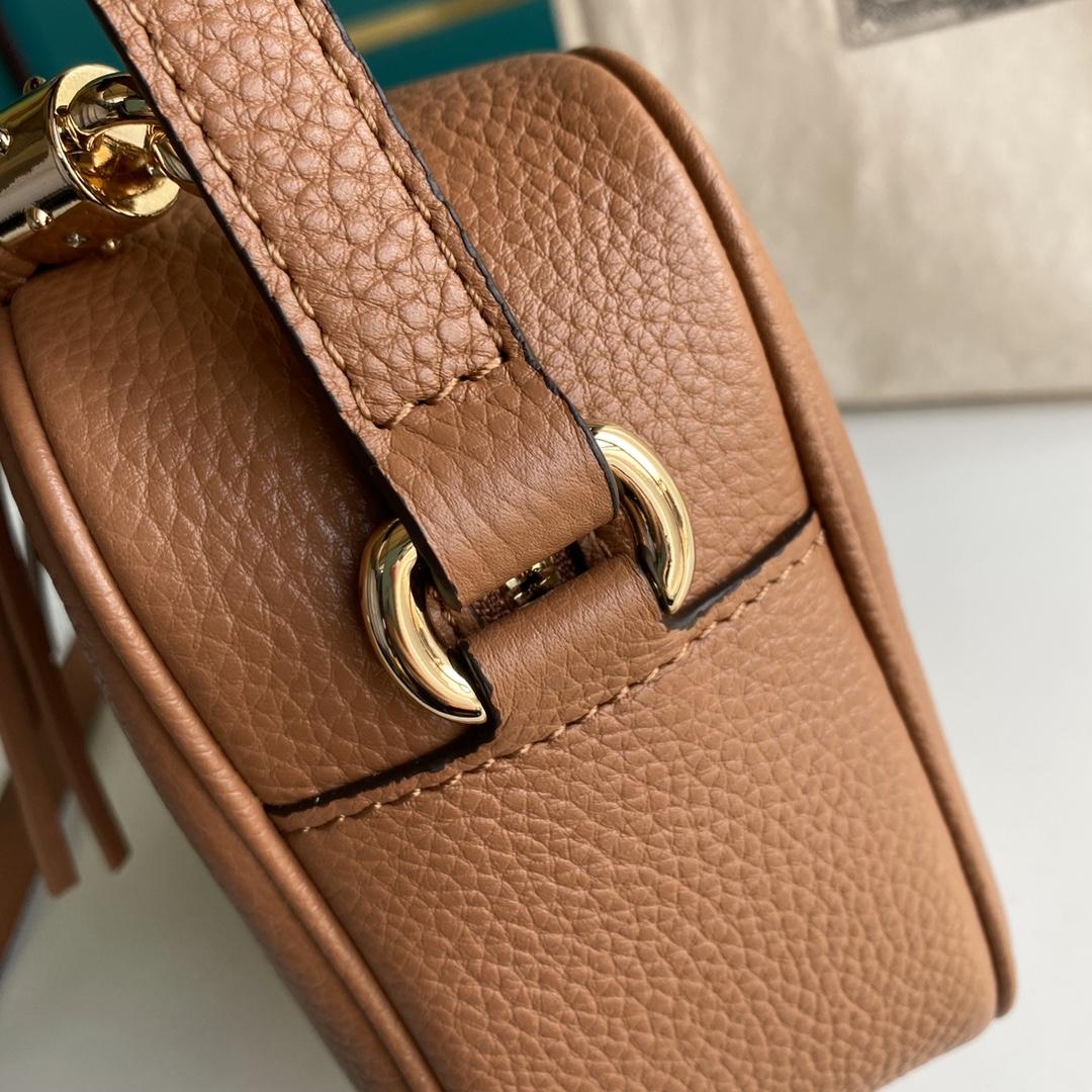 Gucci Soho Small Leather Disco Bag(22-15-7cm) - FashionPlug