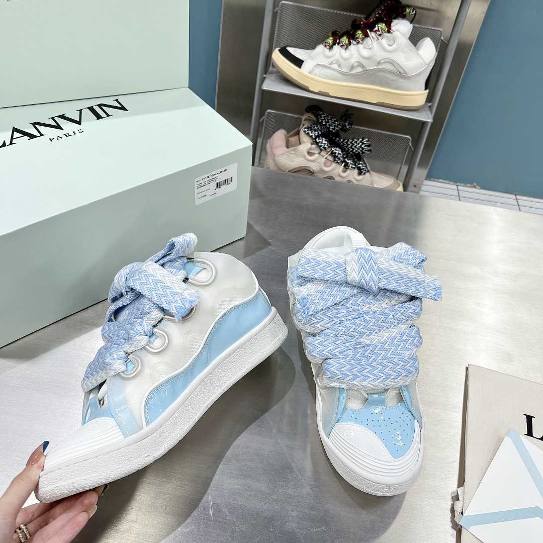 Lanvin Curb Sneakers - FashionPlug