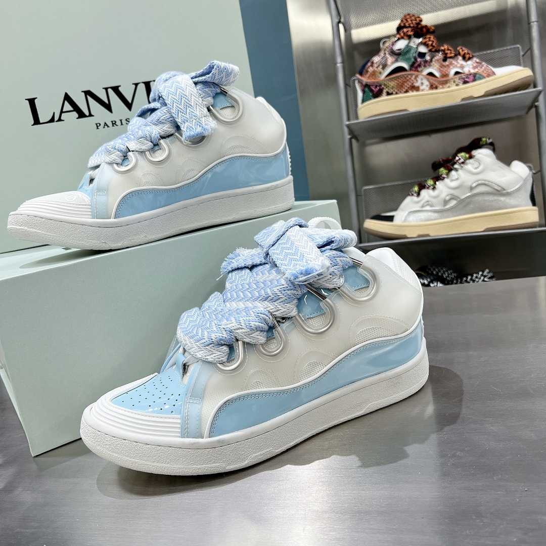 Lanvin Curb Sneakers - FashionPlug