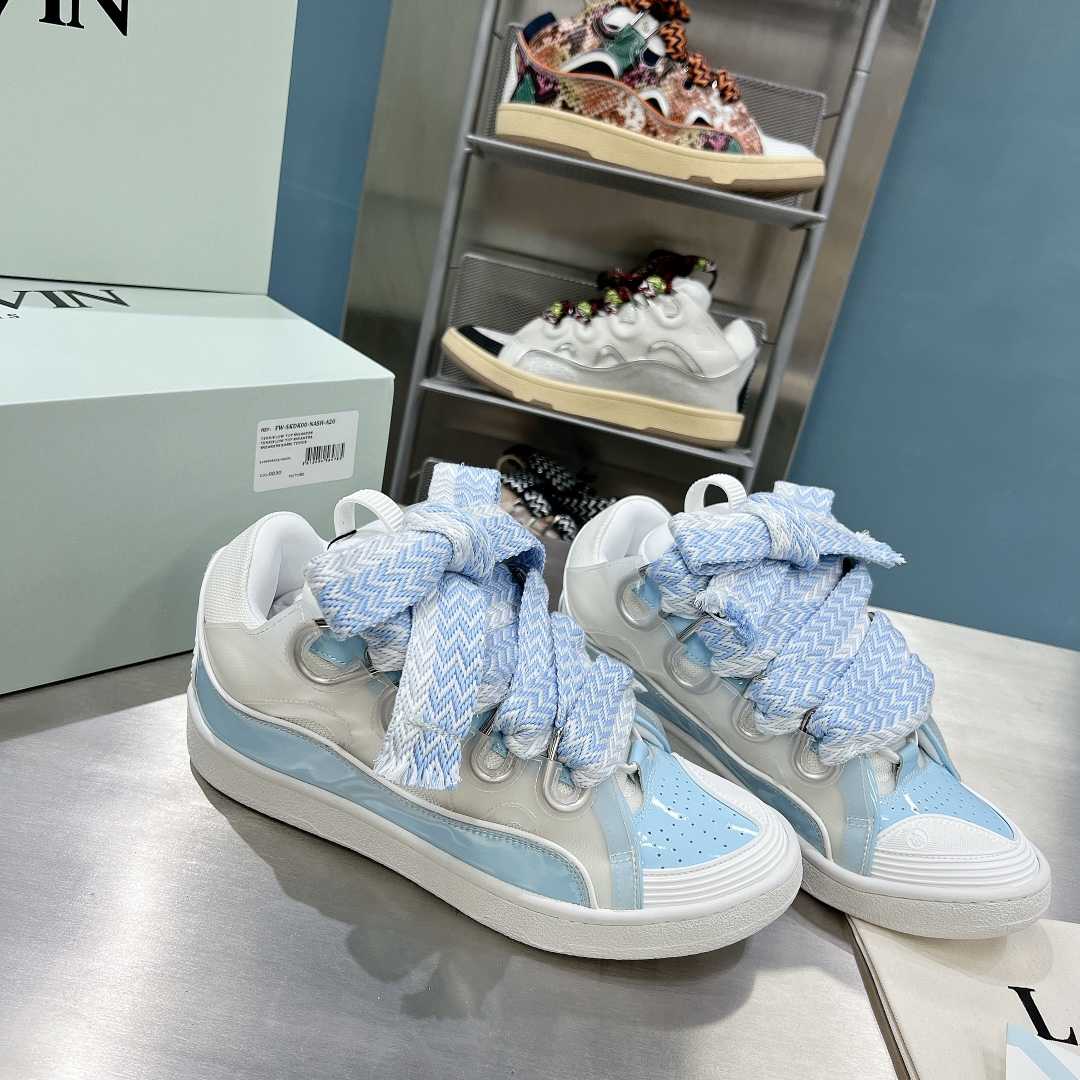 Lanvin Curb Sneakers - FashionPlug