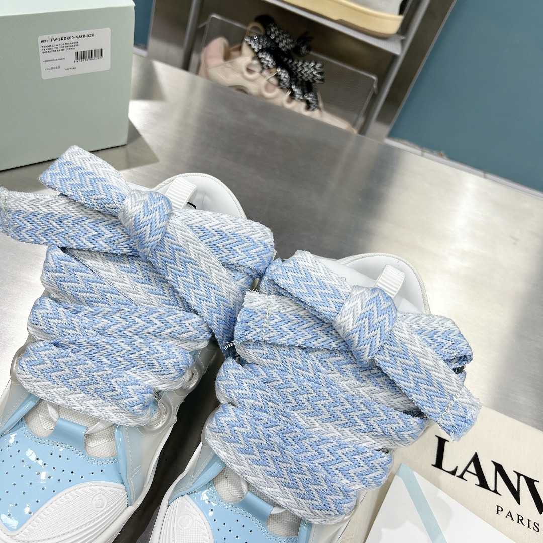 Lanvin Curb Sneakers - FashionPlug