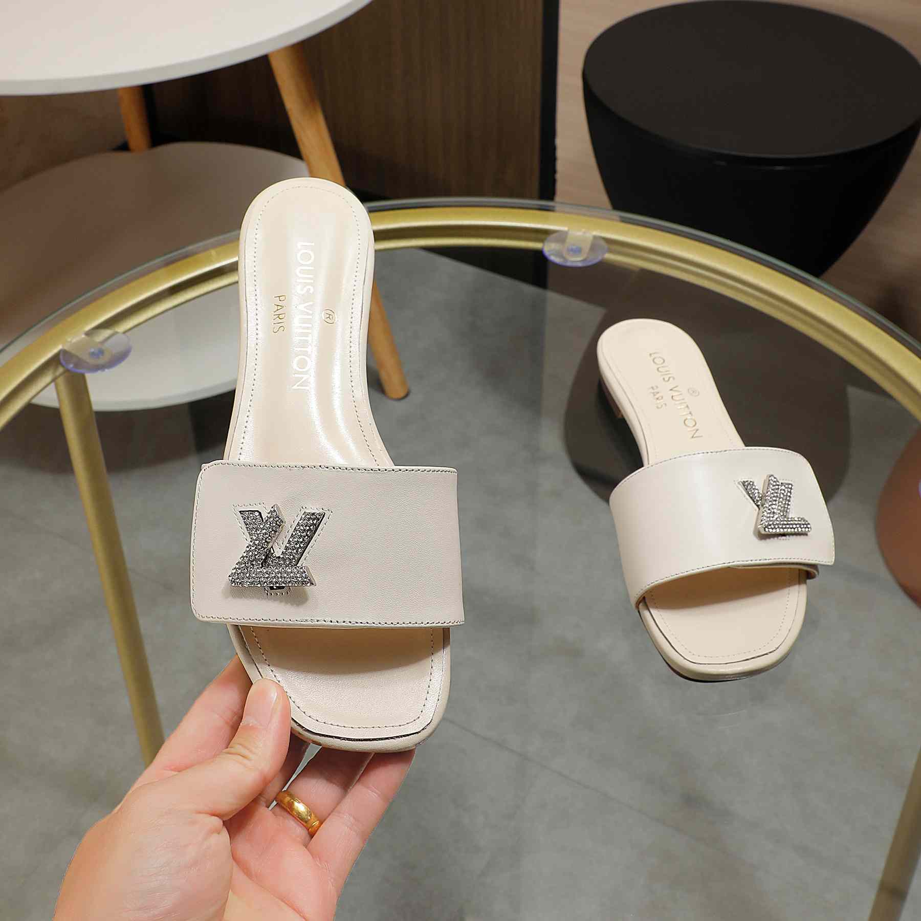 Louis Vuitton Shake Flat Mule       - FashionPlug