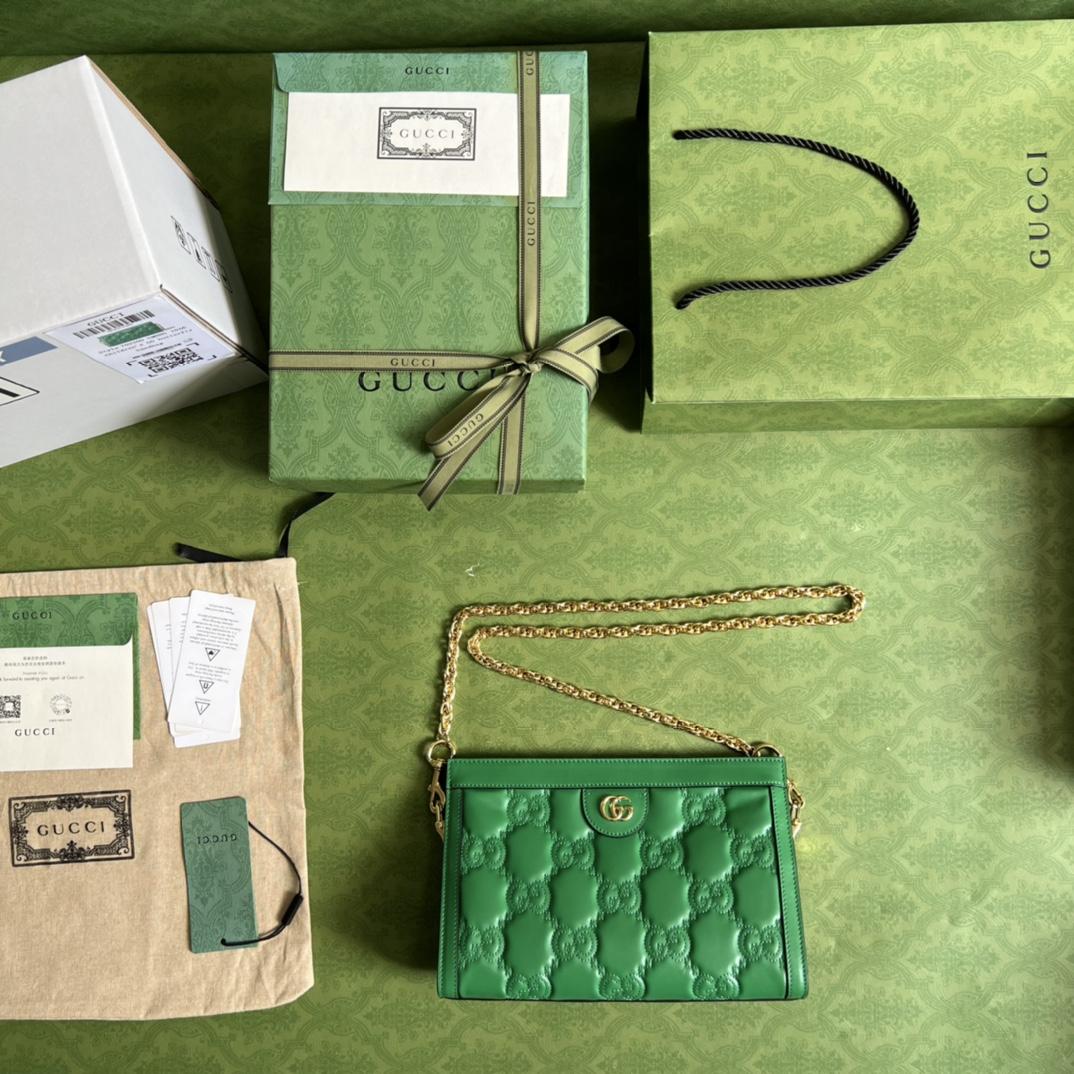 Gucci GG Matelassé Small Bag(26*17.5*8cm) - FashionPlug