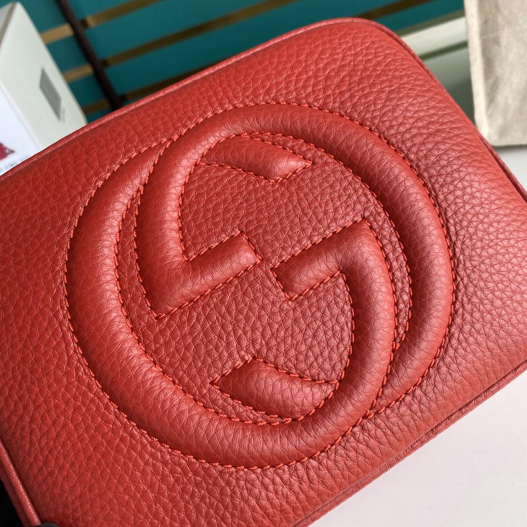 Gucci Soho Small Leather Disco Bag(22-15-7cm) - FashionPlug