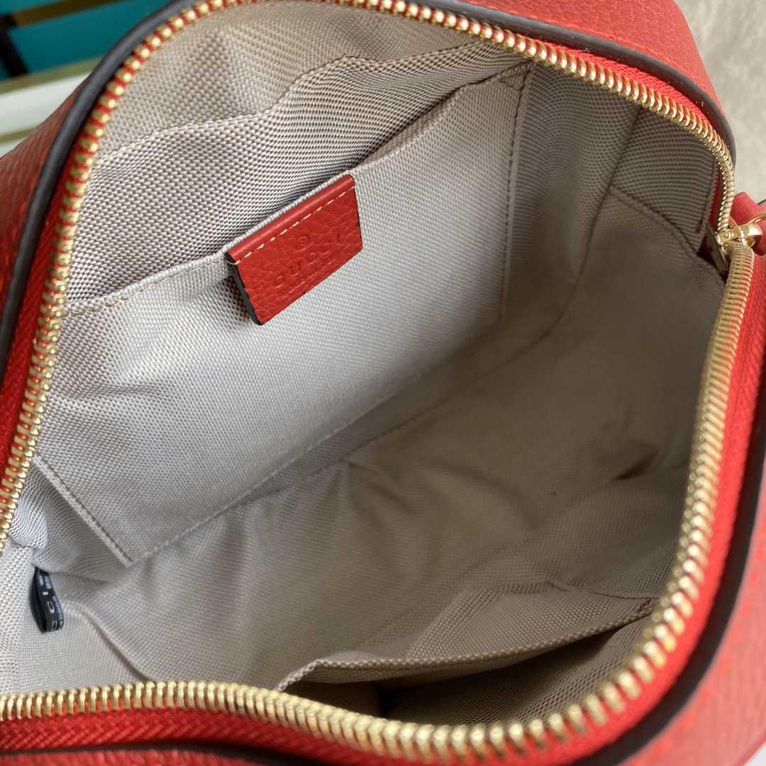 Gucci Soho Small Leather Disco Bag(22-15-7cm) - FashionPlug