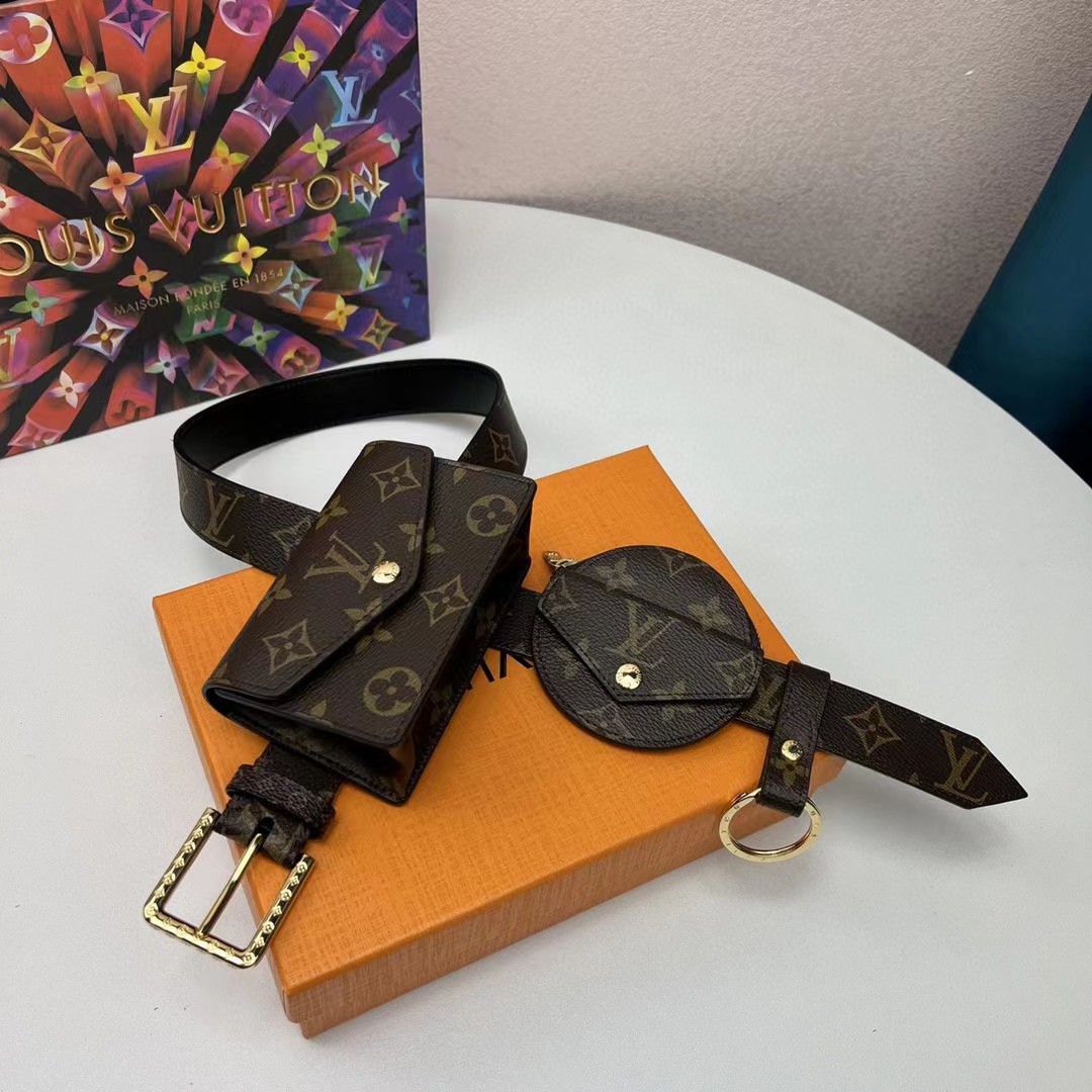 Louis Vuitton Daily Multi Pocket 30mm Belt      M0236Y - FashionPlug