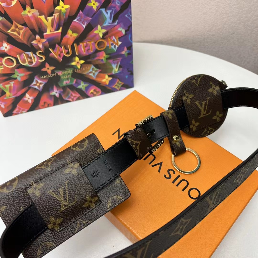 Louis Vuitton Daily Multi Pocket 30mm Belt      M0236Y - FashionPlug