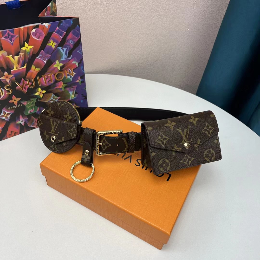 Louis Vuitton Daily Multi Pocket 30mm Belt      M0236Y - FashionPlug