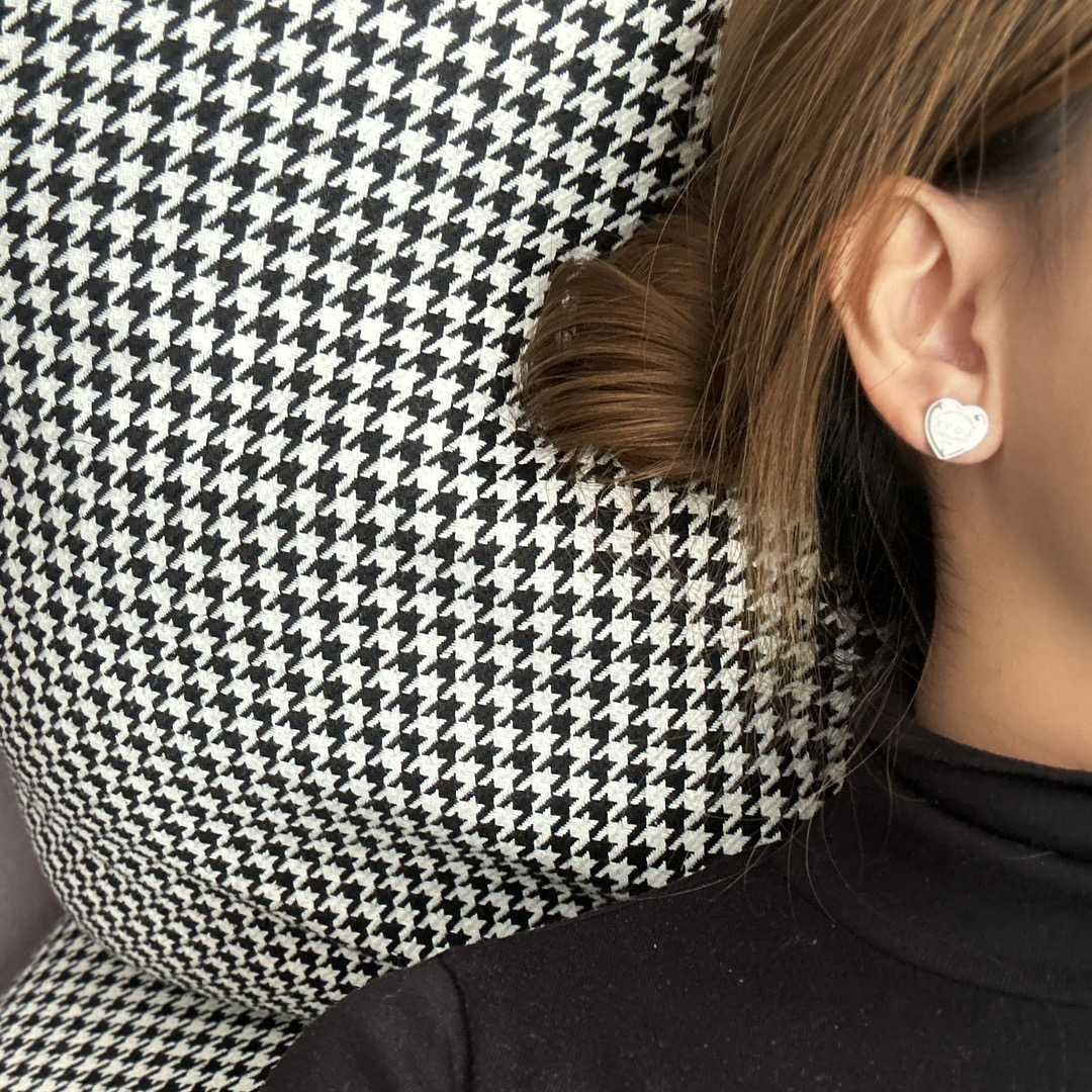 Tiffany&CO Heart Tag Earrings - FashionPlug