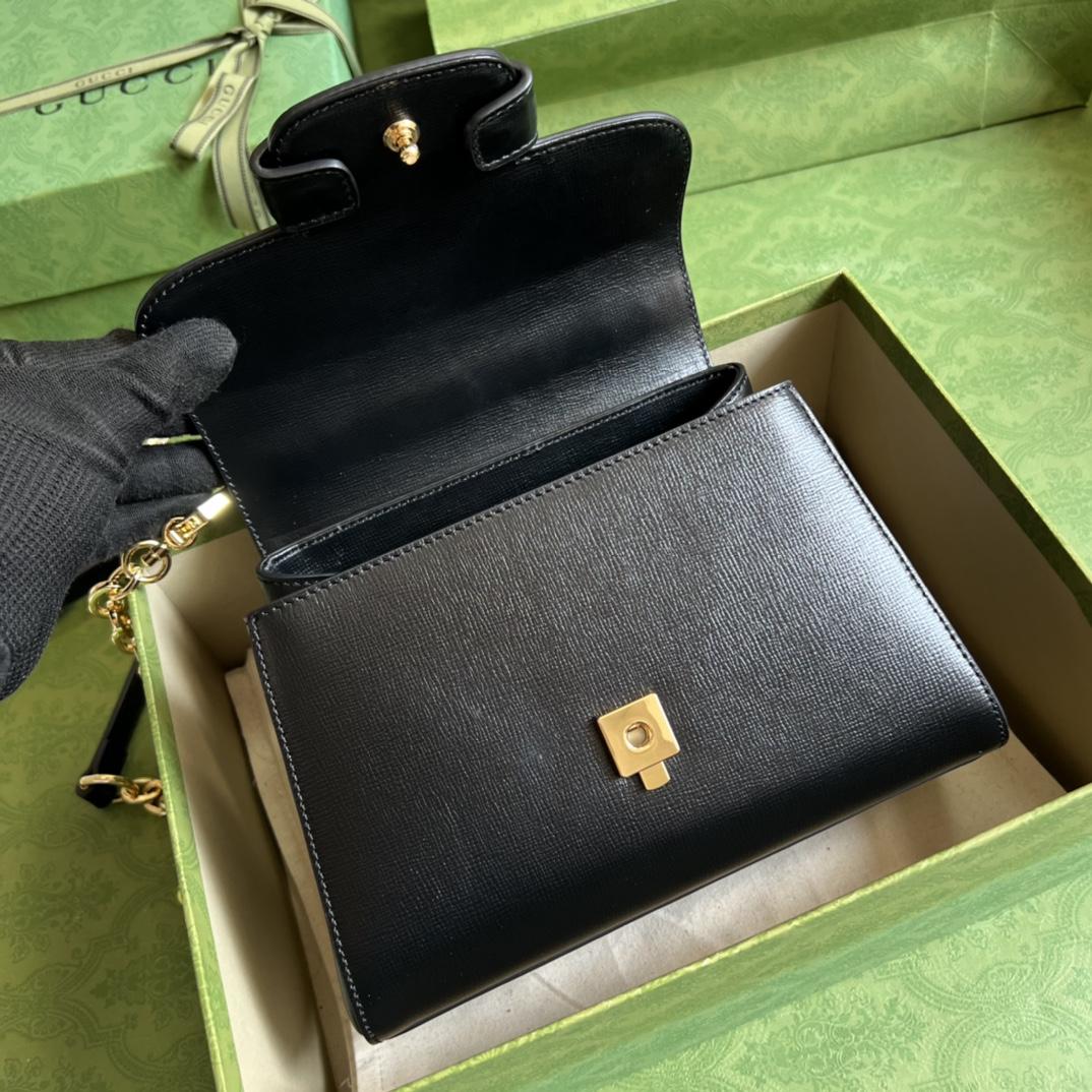 Gucci Horsebit 1955 Mini Bag(22x16x10.5cm) - FashionPlug