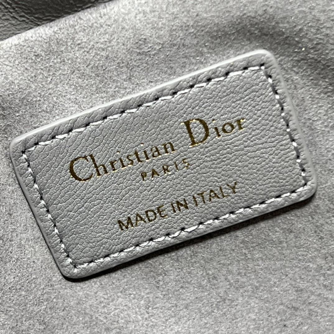Dior Lady Dior Top Handle Drawstring Mini Bag - FashionPlug