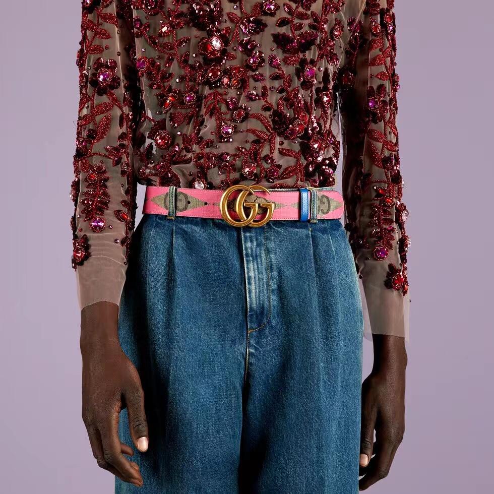 Gucci GG Marmont Wide Belt - FashionPlug