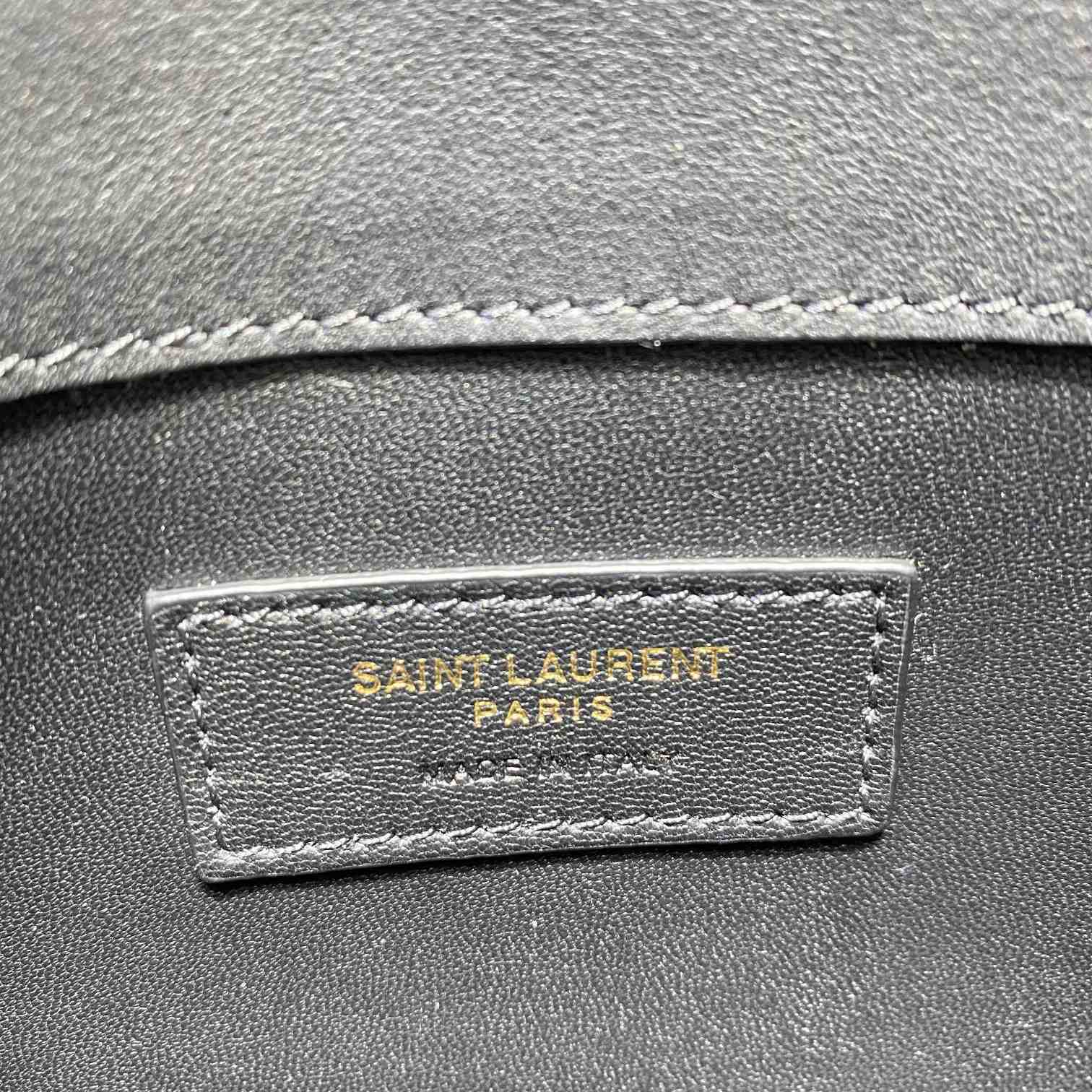 Saint Laurent Uptown Striped Envelope Clutch Bag(27x16x2cm) - FashionPlug