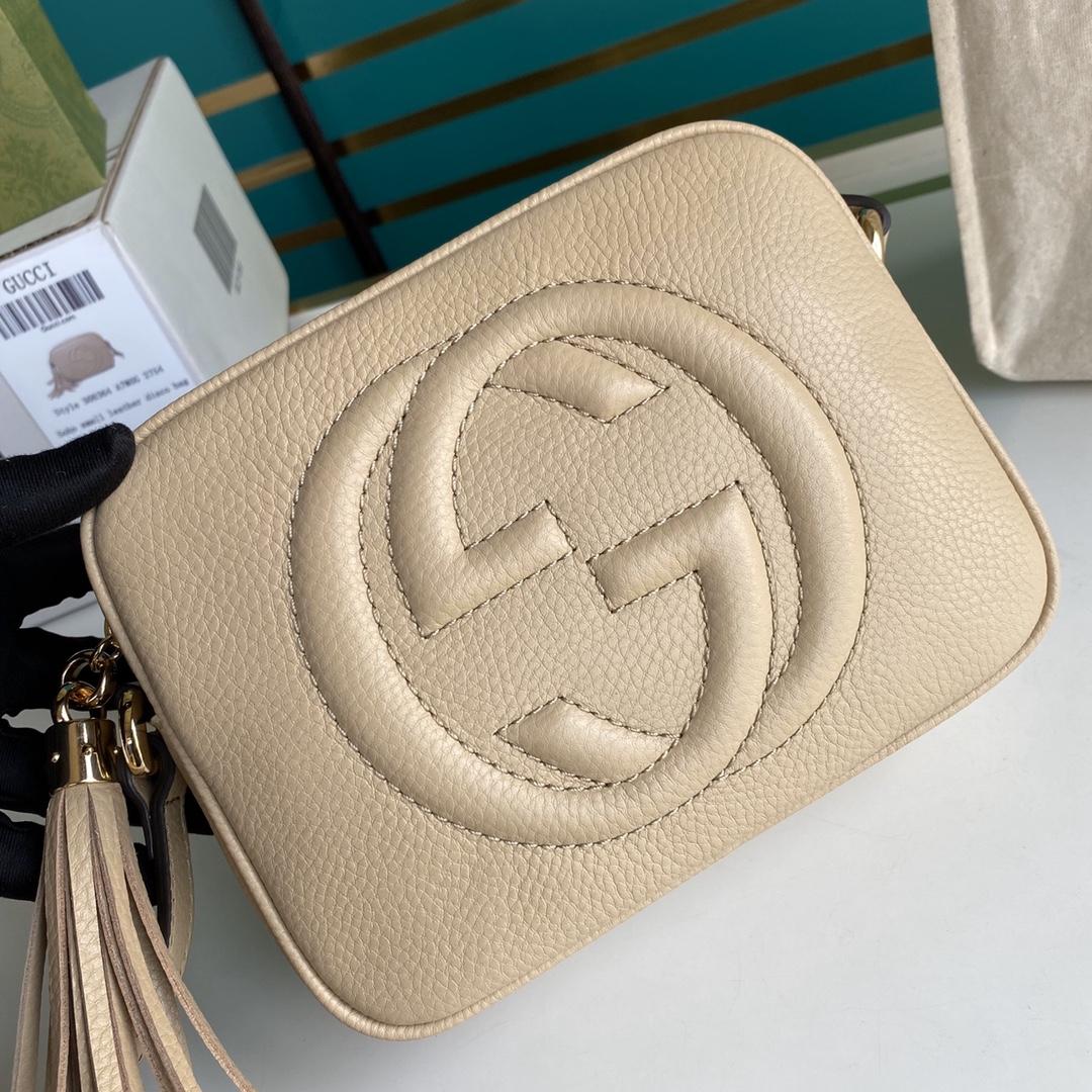 Gucci Soho Small Leather Disco Bag(22-15-7cm) - FashionPlug