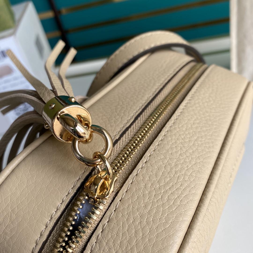 Gucci Soho Small Leather Disco Bag(22-15-7cm) - FashionPlug