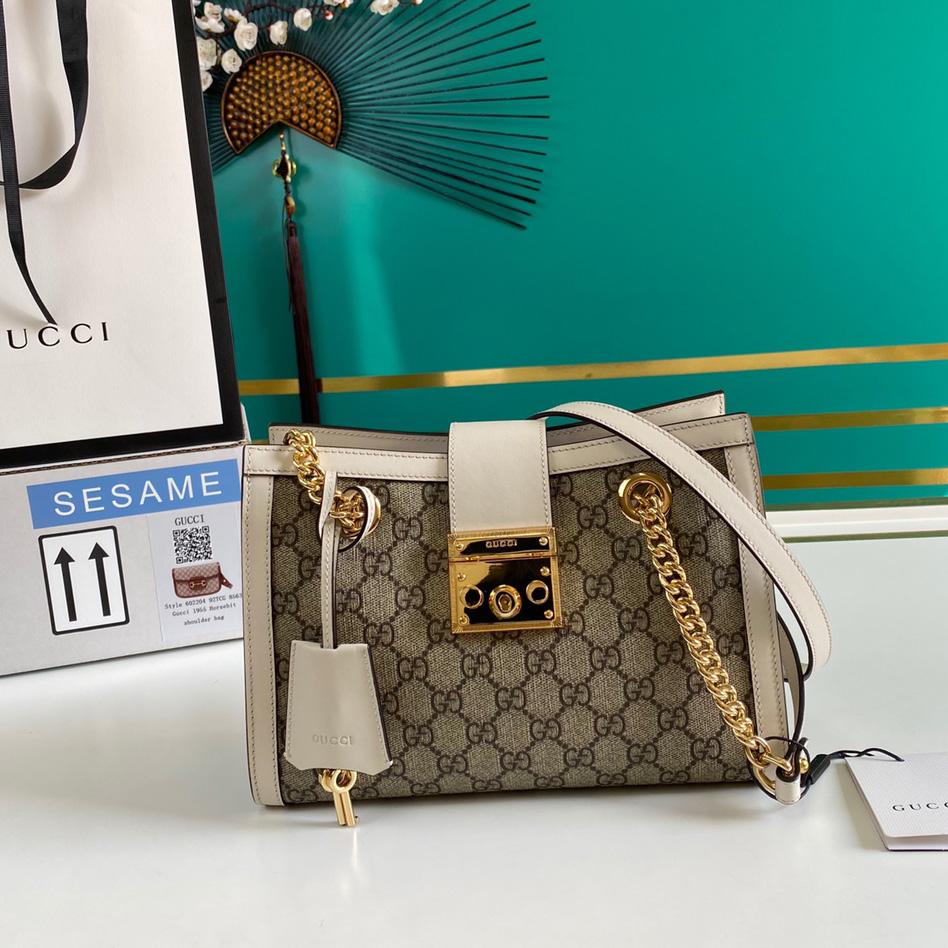 Gucci Padlock Small GG Shoulder Bag(26-18-10cm) - FashionPlug