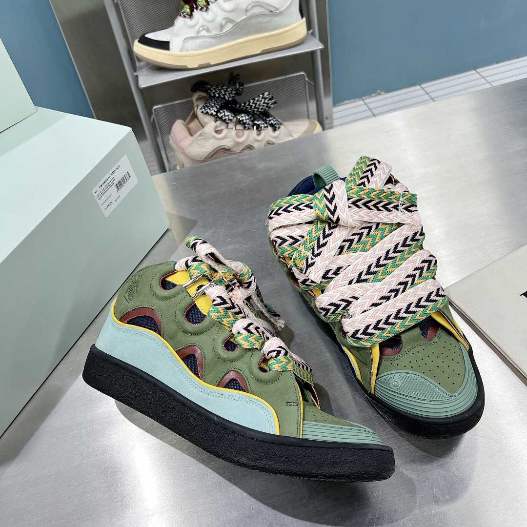 Lanvin Curb Sneakers - FashionPlug