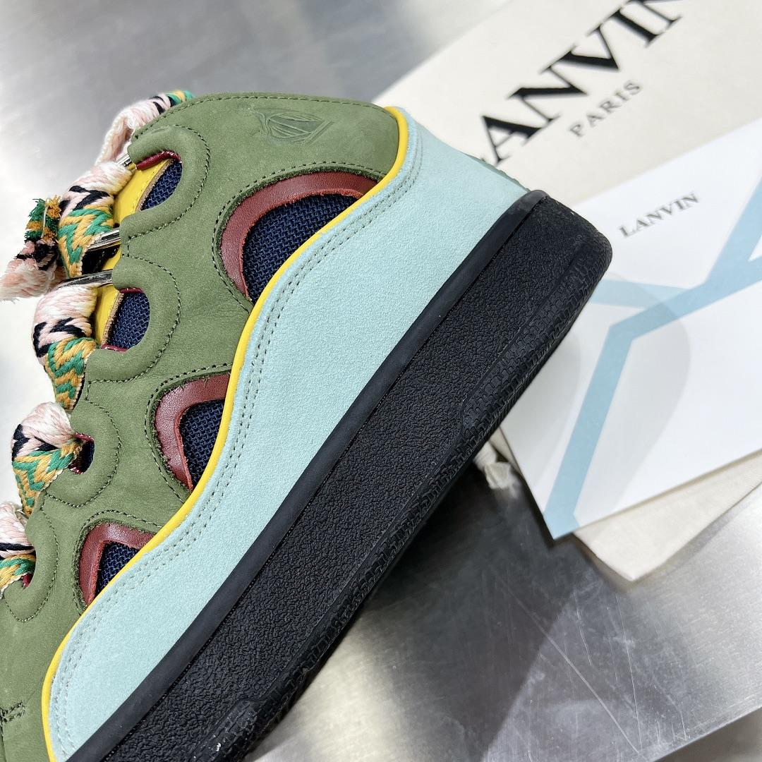 Lanvin Curb Sneakers - FashionPlug