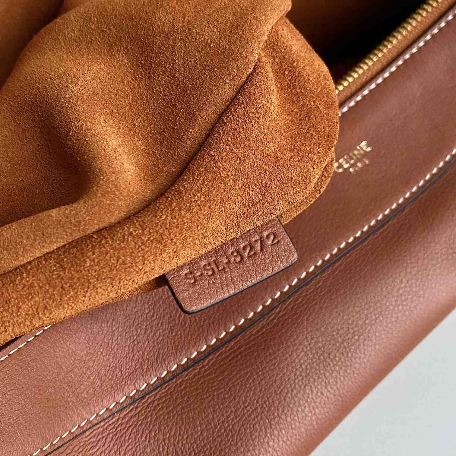 Celine Large Romy In Supple Calfskin Tan - FashionPlug