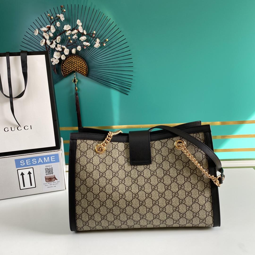 Gucci Padlock Medium GG Shoulder Bag(35-23.5-14cm) - FashionPlug