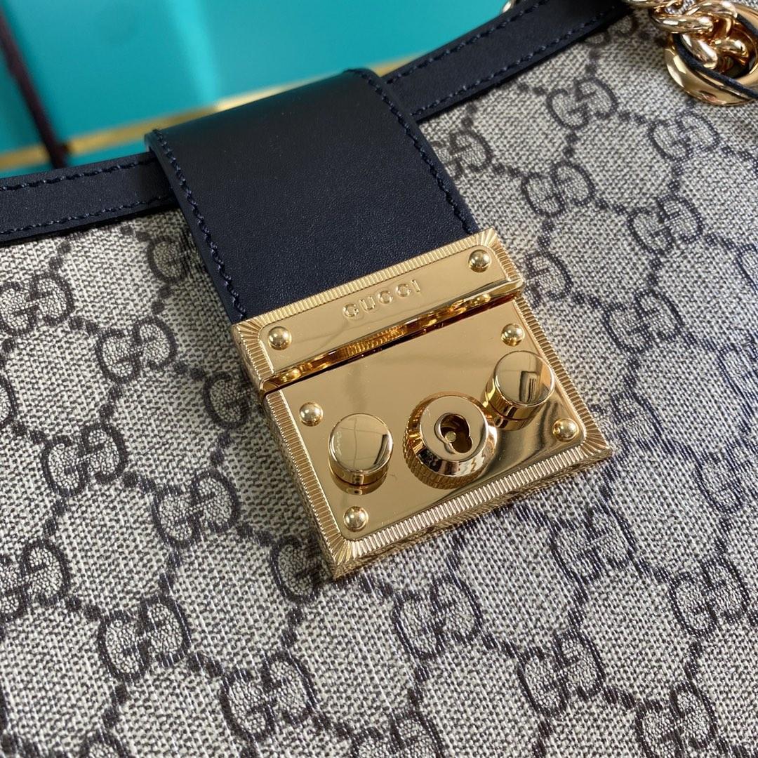 Gucci Padlock Medium GG Shoulder Bag(35-23.5-14cm) - FashionPlug