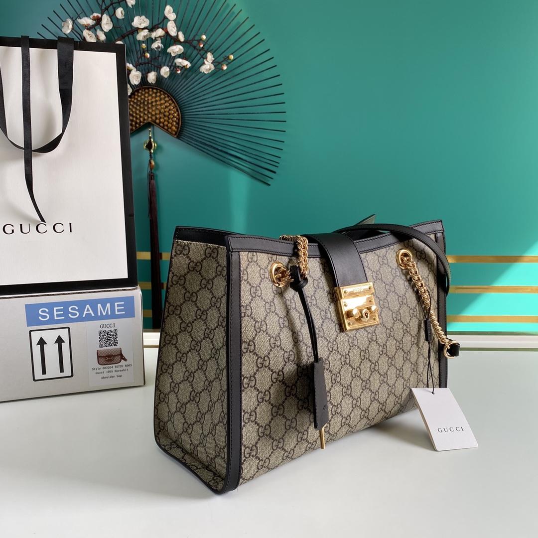 Gucci Padlock Medium GG Shoulder Bag(35-23.5-14cm) - FashionPlug