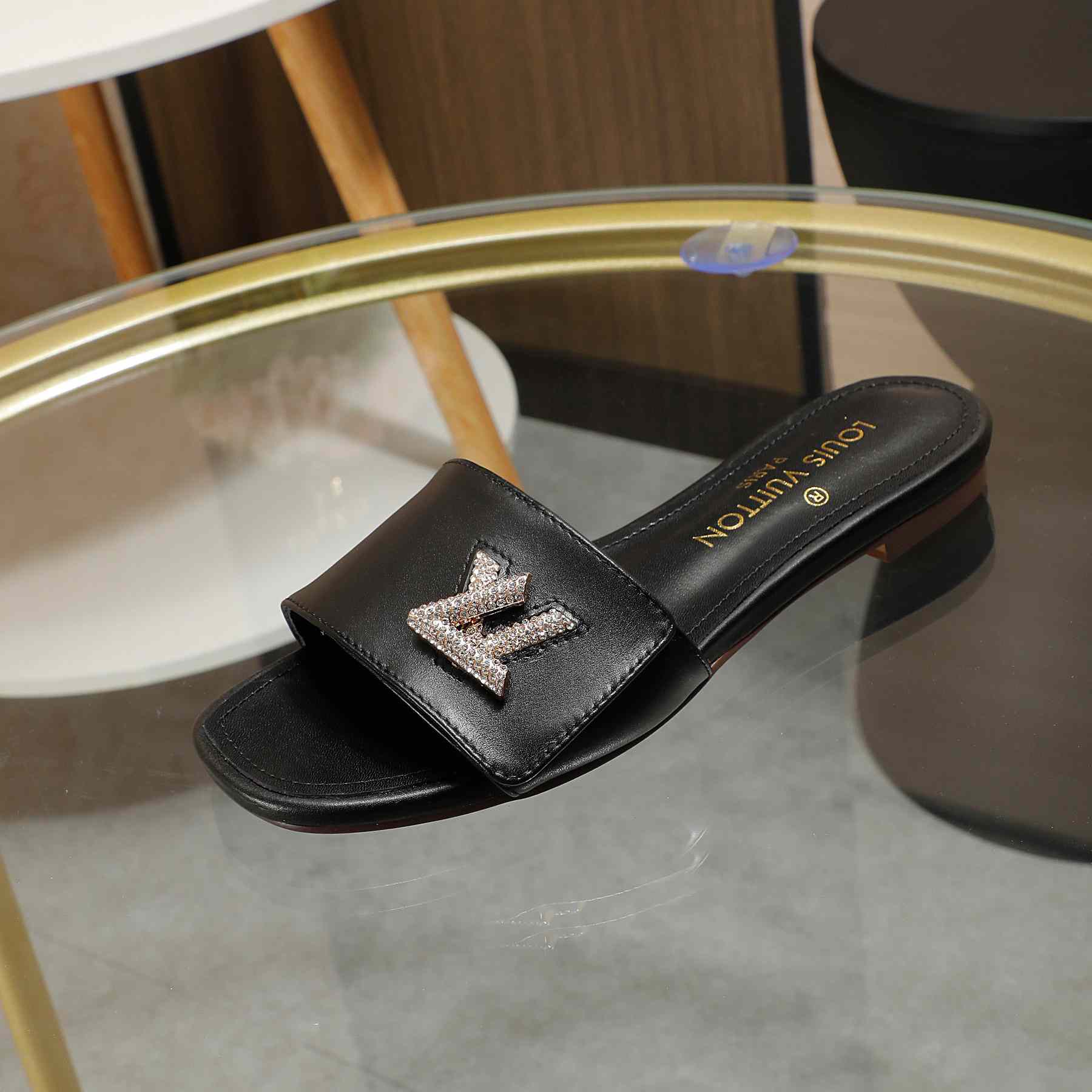 Louis Vuitton Shake Flat Mule       - FashionPlug