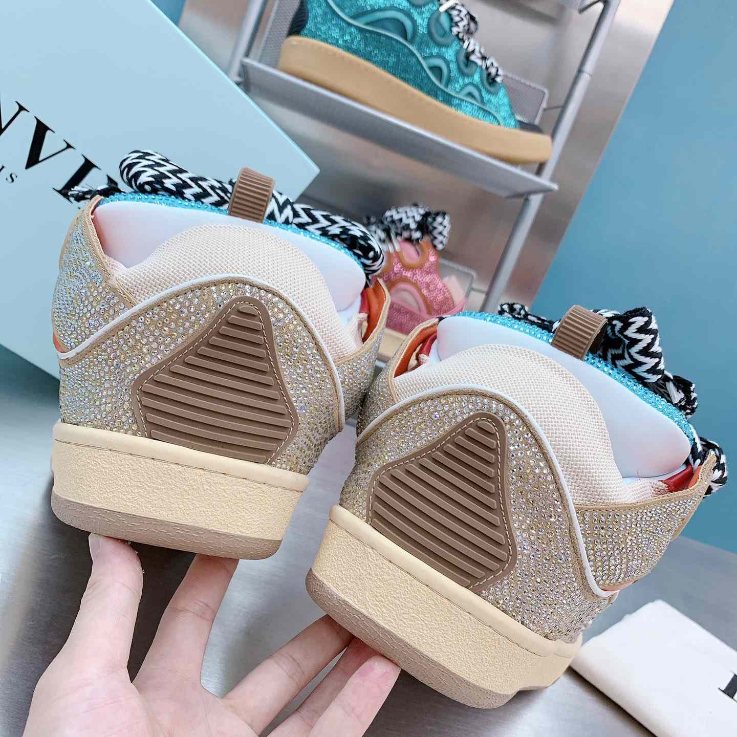 Lanvin Curb Low-Top Sneakers - FashionPlug