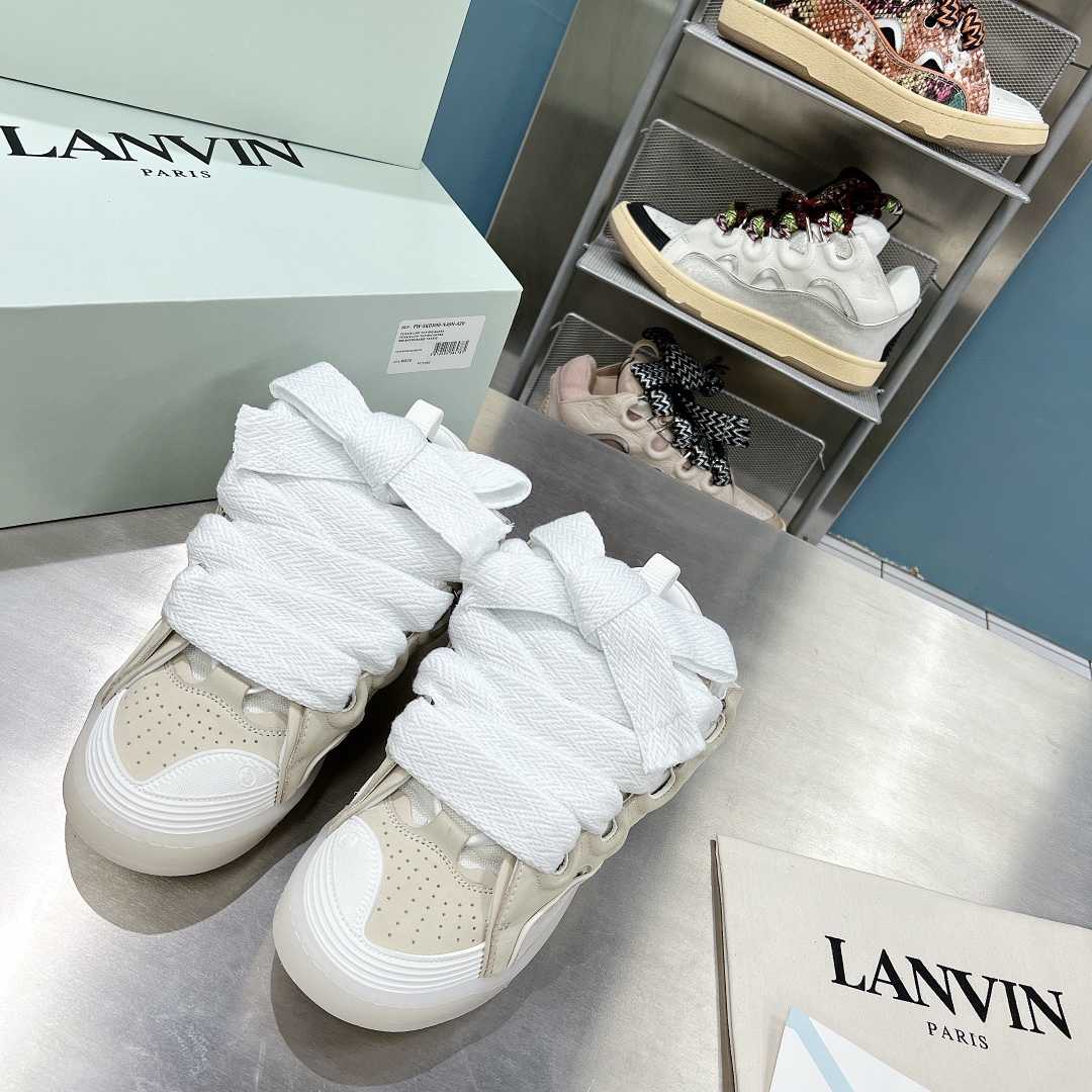 Lanvin Curb Sneakers - FashionPlug