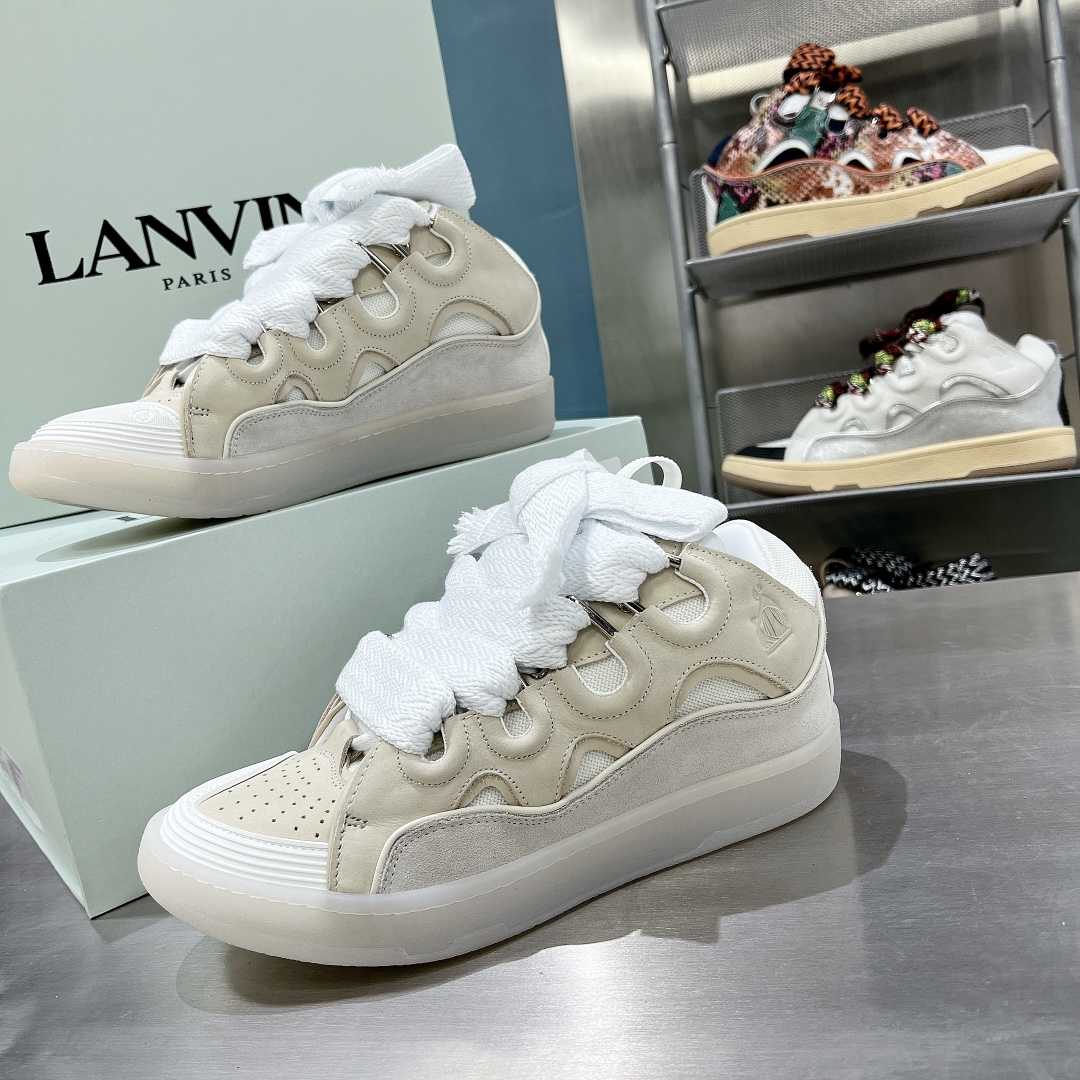 Lanvin Curb Sneakers - FashionPlug