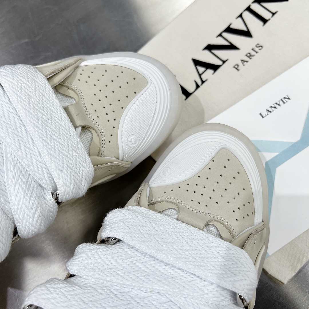 Lanvin Curb Sneakers - FashionPlug