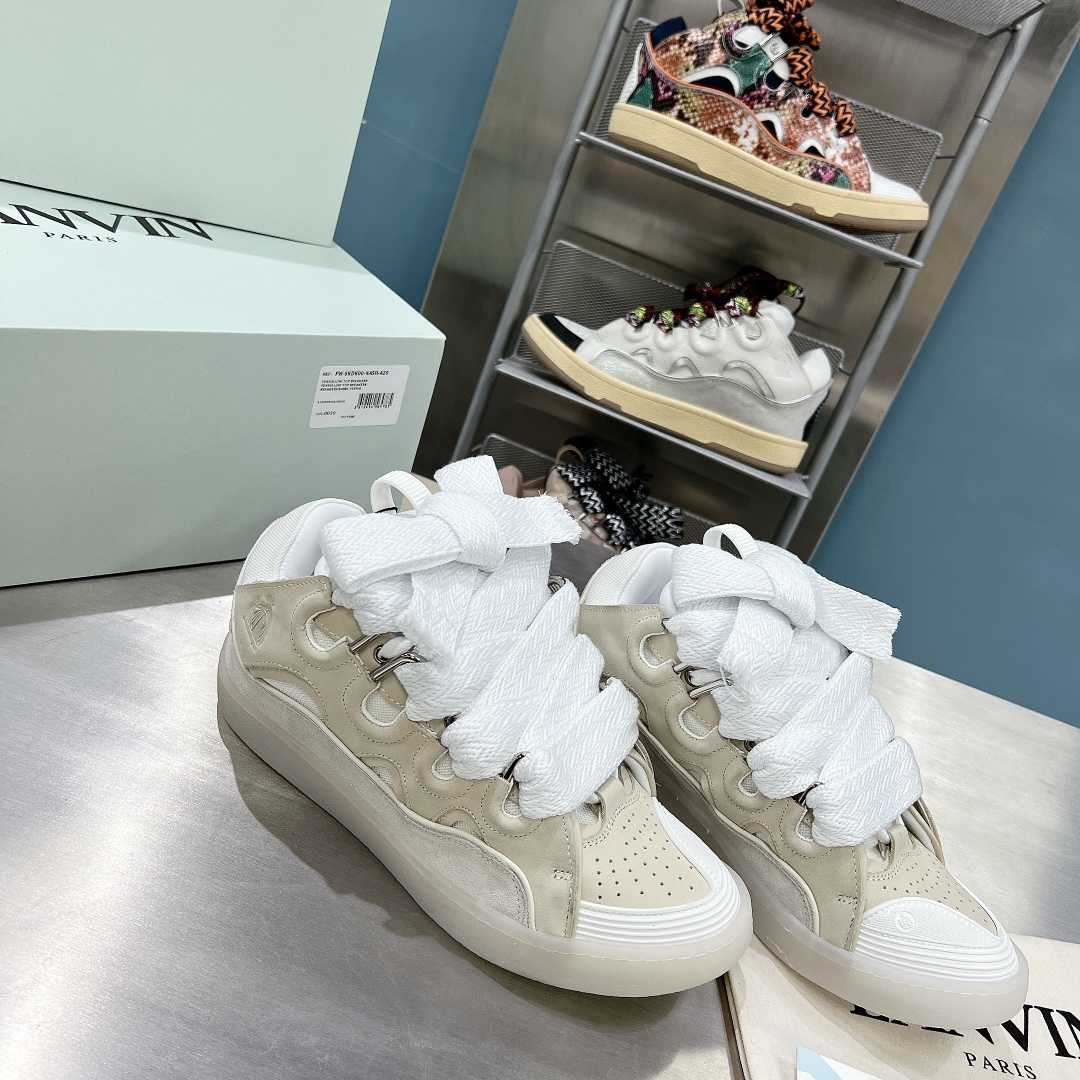 Lanvin Curb Sneakers - FashionPlug