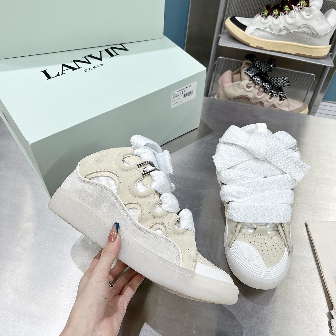 Lanvin Curb Sneakers - FashionPlug