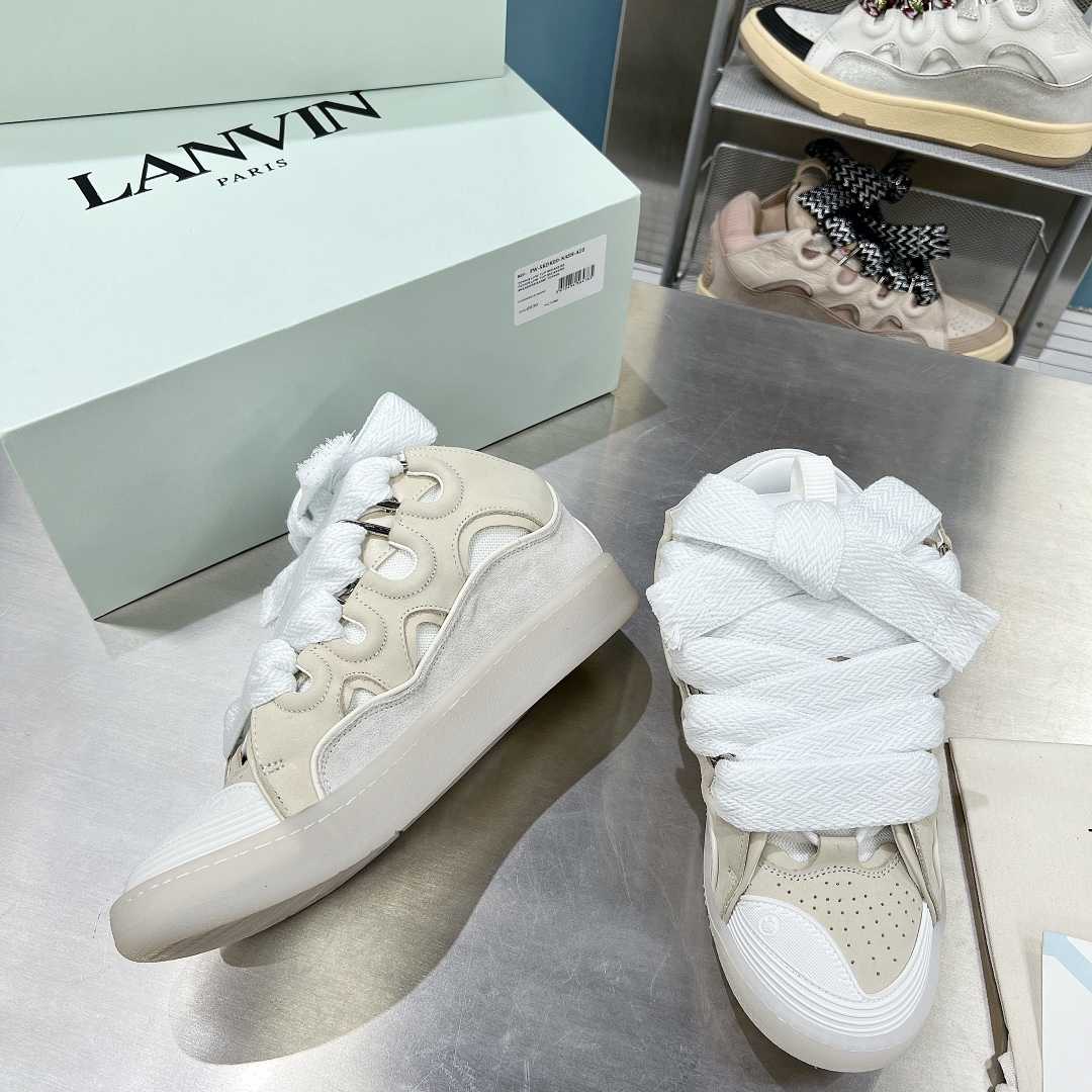 Lanvin Curb Sneakers - FashionPlug
