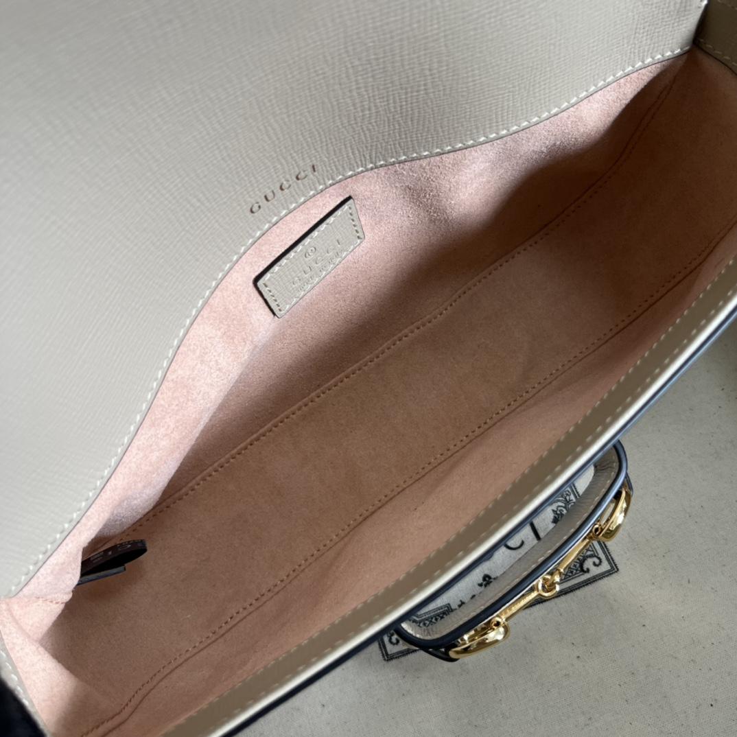 Gucci Horsebit 1955 Shoulder Bag(24-13-5cm)   - FashionPlug
