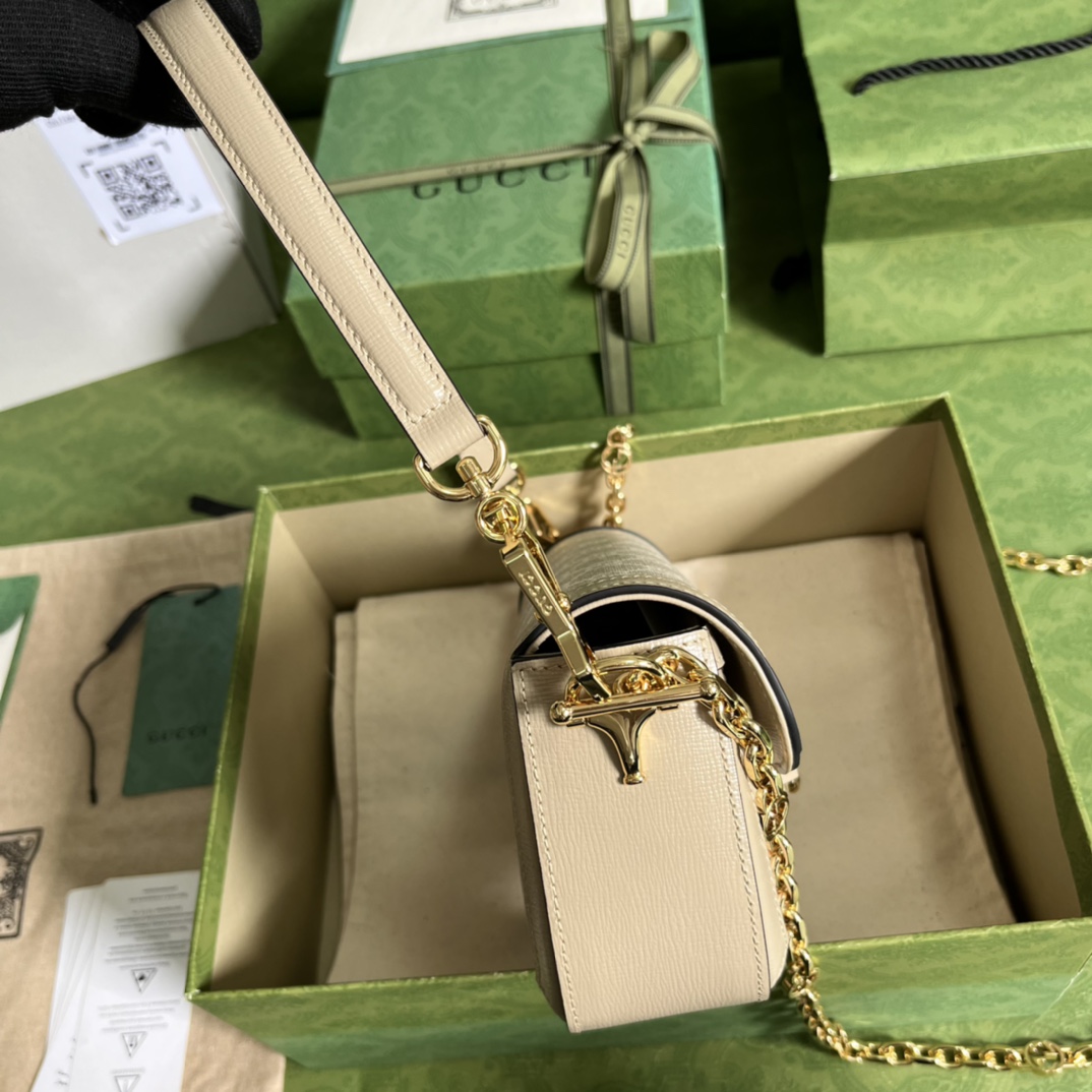 Gucci Horsebit 1955 Shoulder Bag(24-13-5cm)   - FashionPlug